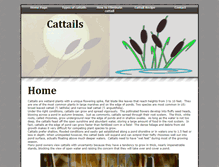 Tablet Screenshot of cattails.info